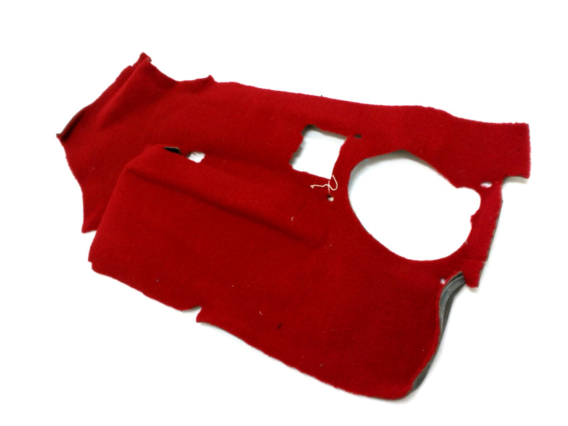 New OEM 1988-1992 Corvette Interior Passenger Right Rear Carpet Flame Red, Part # 10089534