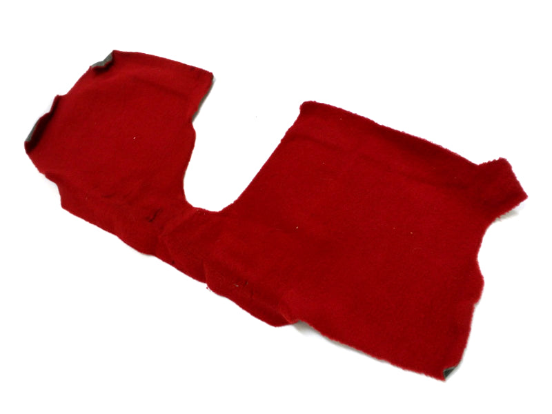 New OEM 1988-1992 Corvette Rear Center Divider Seat Trim Carpet Flame Red, Part # 10089541