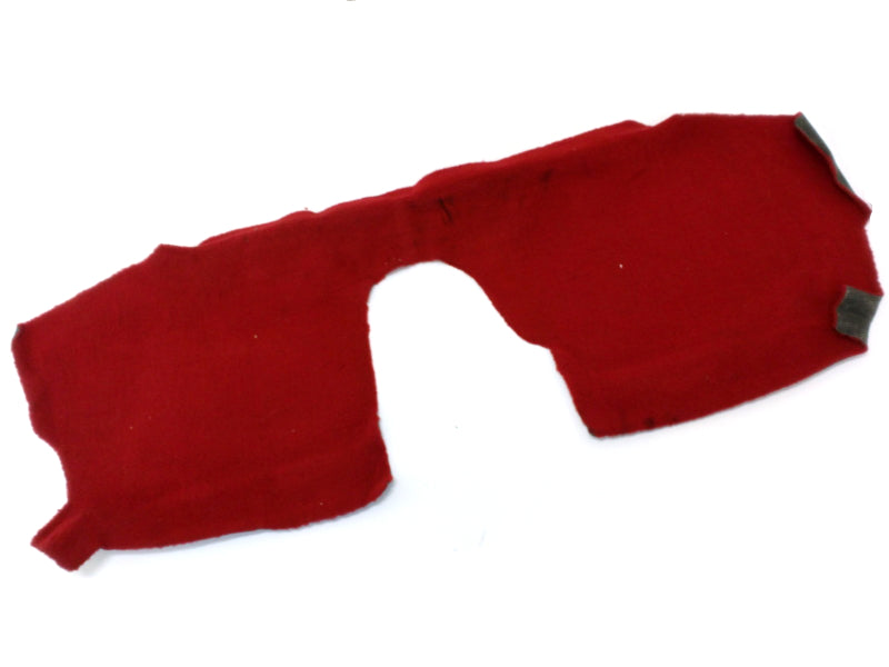 New OEM 1988-1992 Corvette Rear Center Divider Seat Trim Carpet Flame Red, Part # 10089541
