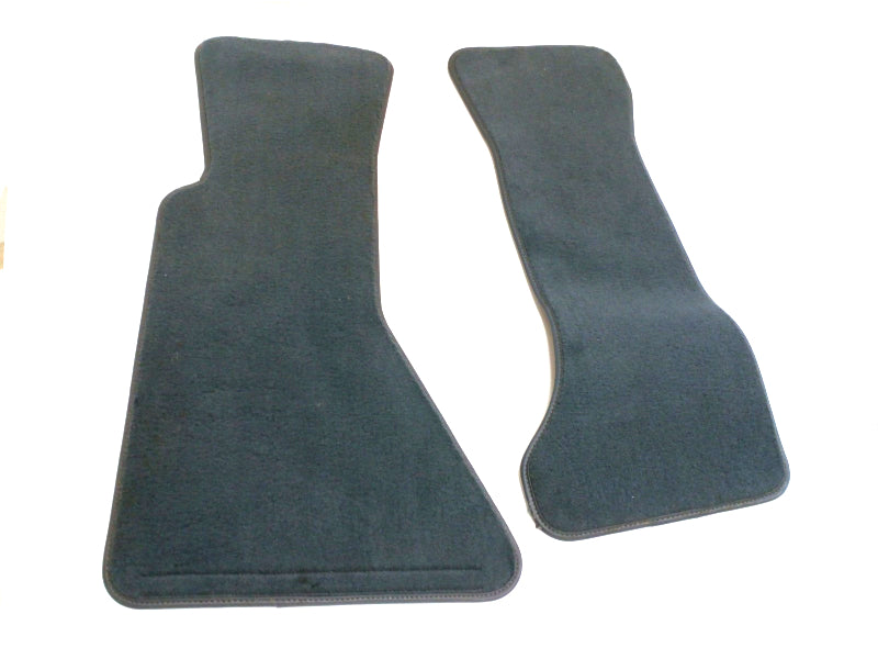 Used OEM 1990-1991 Corvette Steel Blue Floor Mats, Part # 10153602
