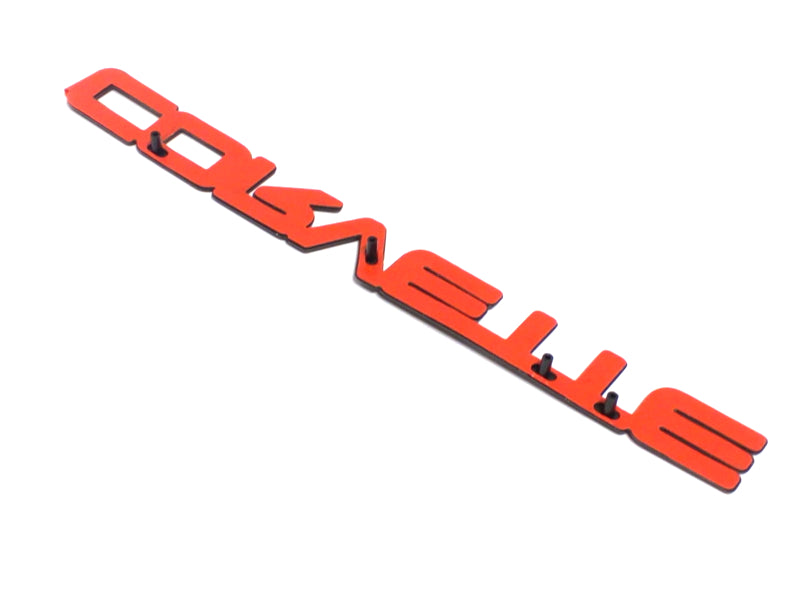 New OEM 1992-1995 Corvette ZR-1 "CORVETTE" Emblem Metallic Green 45U, Part # 10198742