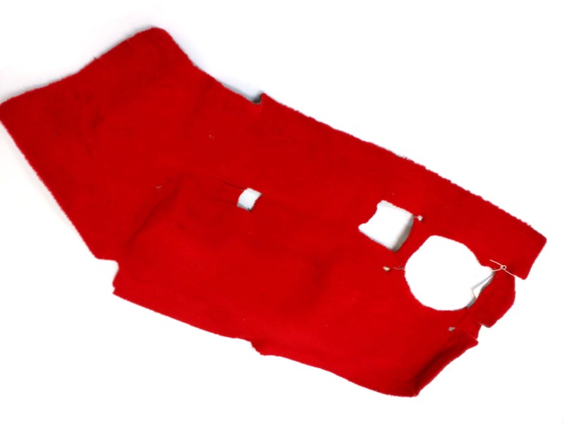 New OEM 1994-1996 Corvette Rear Passenger Side Trunk Carpet Torch Red, Part # 10238550