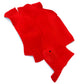 New OEM 1994-1996 Corvette Convertible Rear Driver's Side Trunk Carpet Torch Red, Part # 10238560