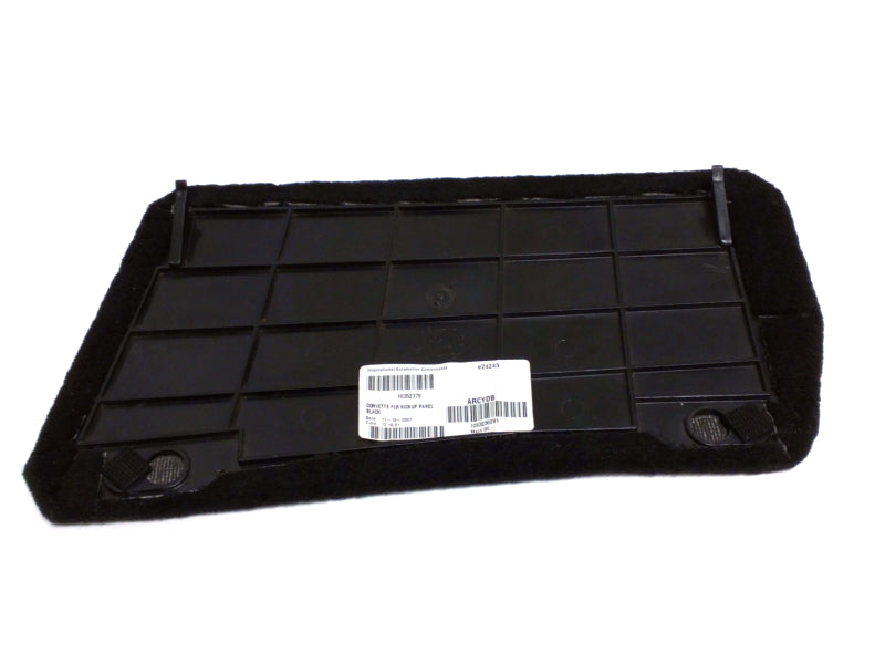 New OEM 2002-2004 Corvette Carpet Floor Kick Panel Black, Part # 10352378