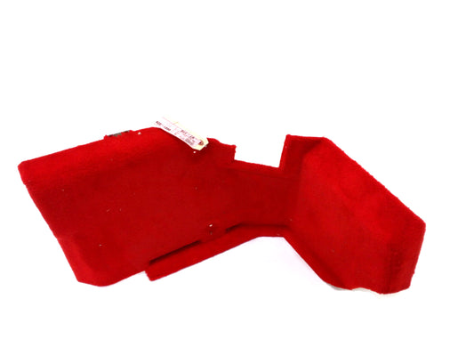 New OEM 1998-2004 Corvette Convertible Driver Carpet Rear Trim Panel Torch Red, Part # 10409433