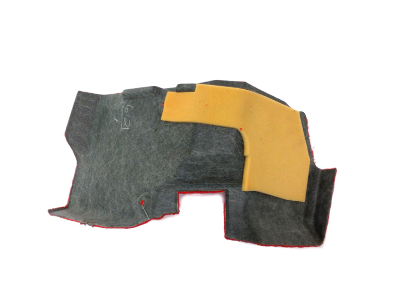 New OEM 1998-2004 Corvette Convertible Driver Carpet Rear Trim Panel Torch Red, Part # 10409433