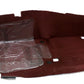 New OEM 1997-1999 Corvette Front Driver Side Floor Carpet Firethorn Red, Part # 10412801