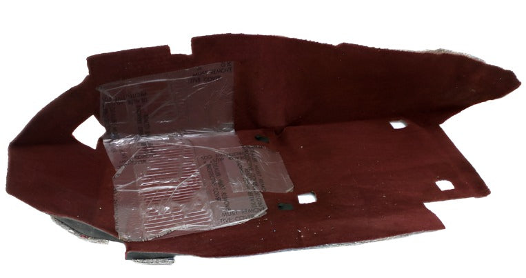 New OEM 1997-1999 Corvette Front Driver Side Floor Carpet Firethorn Red, Part # 10412801