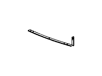 Mopar - 1995 2000 Fits Chrysler Avenger Plate Rear Bumper # - Part # MB934103