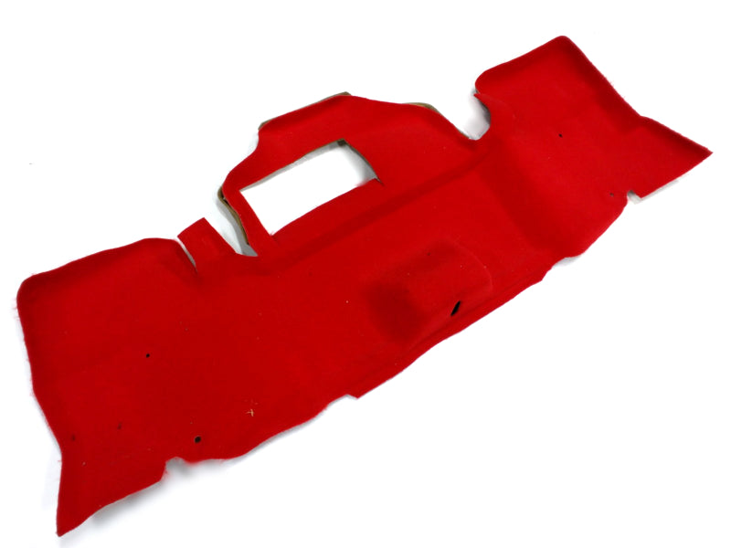New OEM 2001-2004 Corvette Convertible Rear Trunk Compartment Carpet Torch Red, Part # 10439145