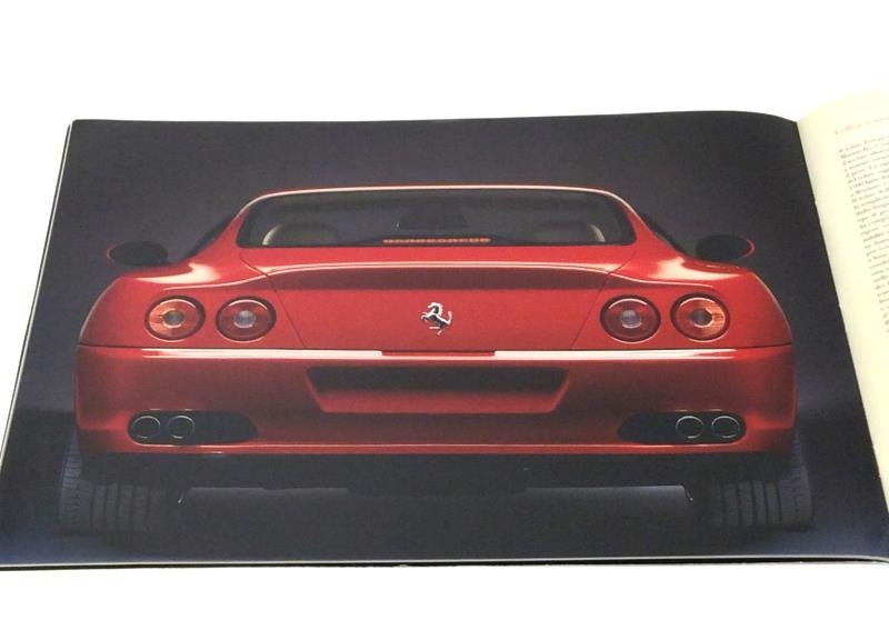 New OEM 1997 Ferrari 550 Maranello Press Release Information Kit – Cat. 1101/96
