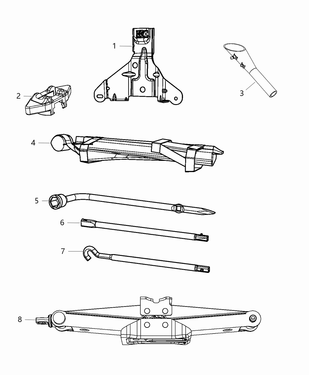 Bag Jack Tool Storage