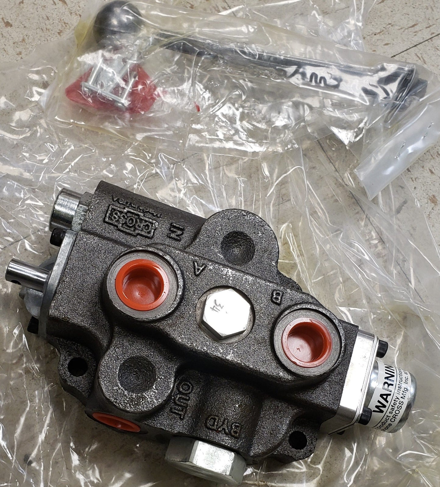 New OEM Genuine AGCO Valve Block, Part # 1A63139