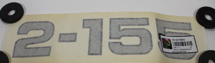 New OEM Genuine AGCO Decal, Part # 30-3225860