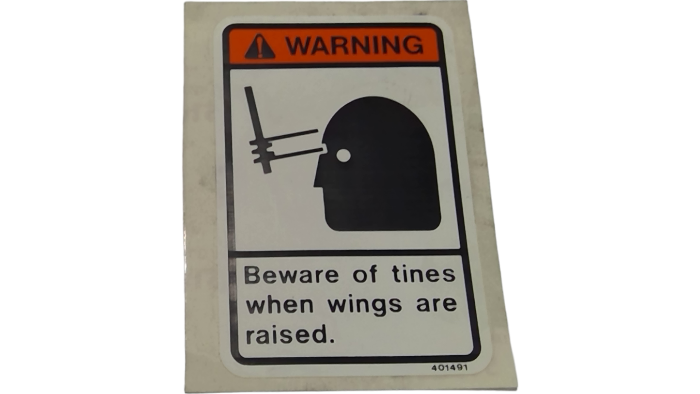 New OEM Genuine AGCO Decal, Part # 401491