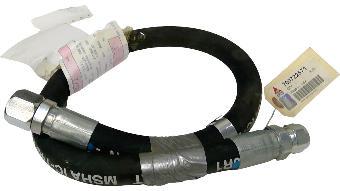 New OEM Genuine AGCO Hose, Part # 700722571