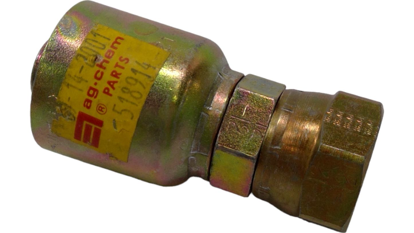 New OEM Genuine AGCO Hydraulic Fitting, Part # AG518914