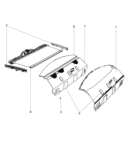 Panel Rear Shelf Front