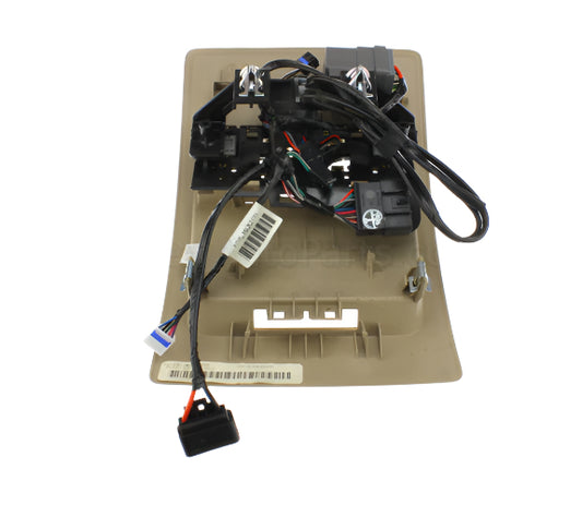 New OEM 2008-2010 Cadillac Chevrolet GMC Front Overhead Roof Console Beige, Part # 22750009