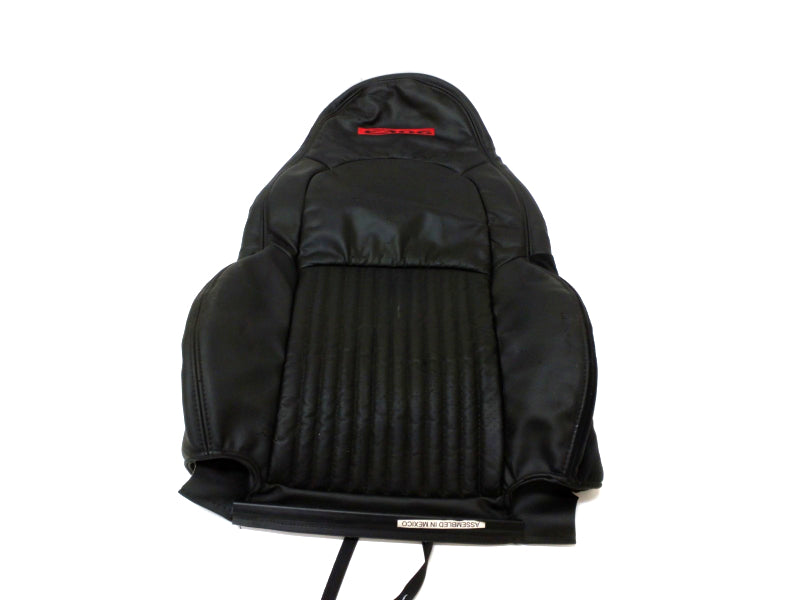 New OEM 2001-2004 Corvette Z06 Passenger Right Black Leather Seat Cover, Part # 12455501