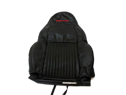 New OEM 2001-2004 Corvette Z06 Passenger Right Black Leather Seat Cover, Part # 12455501