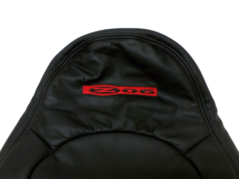New OEM 2001-2004 Corvette Z06 Passenger Right Black Leather Seat Cover, Part # 12455501