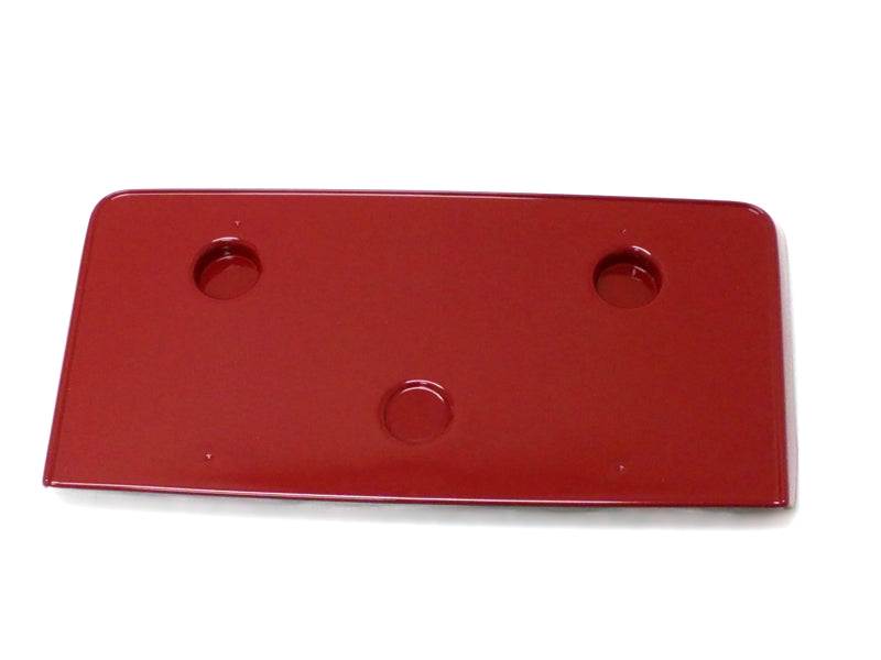 New OEM 2005 Corvette Front License Plate Frame Bracket Red, Part # 12499180