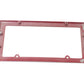 New OEM 2005-2013 Corvette Rear License Plate Frame Bracket Red, Part # 12499516