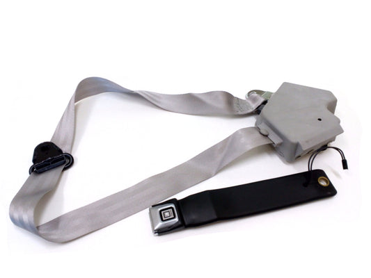 New OEM 1994-1996 Corvette Coupe Driver Seat Belt Gray, Part # 12514496