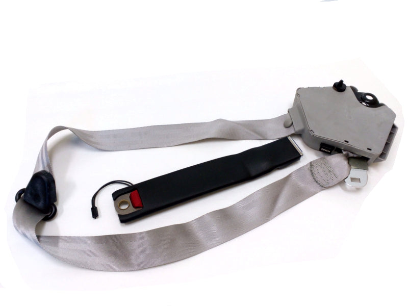 New OEM 1994-1996 Corvette Coupe Driver Seat Belt Gray, Part # 12514496