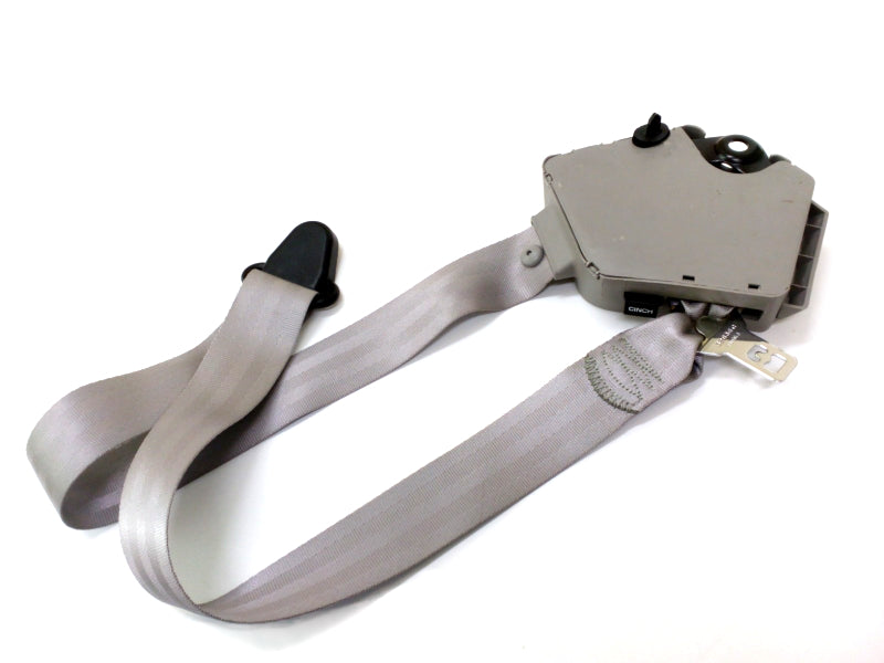New OEM 1992-1993 Corvette Convertible Driver Seat Belt Gray, Part # 12521667