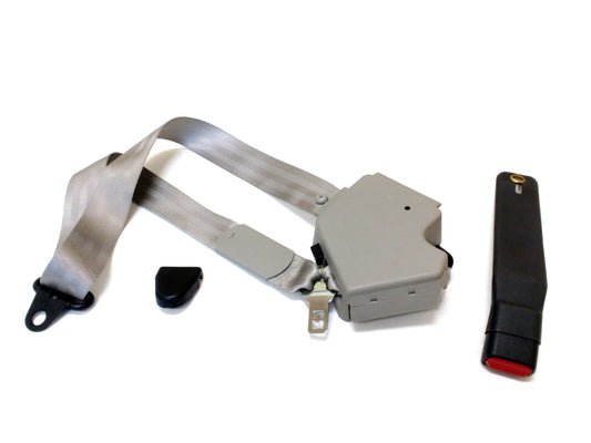 New OEM 1995-1996 Corvette Passenger Seat Belt Light Gray, Part # 12524344