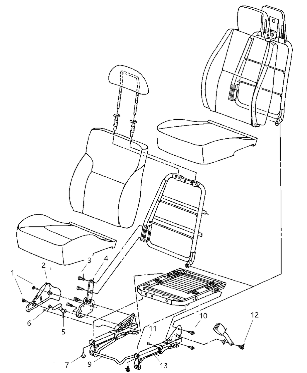 Adjuster Manual Seat