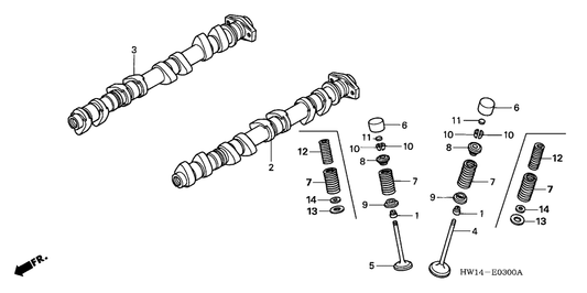 Camshaft Ex.