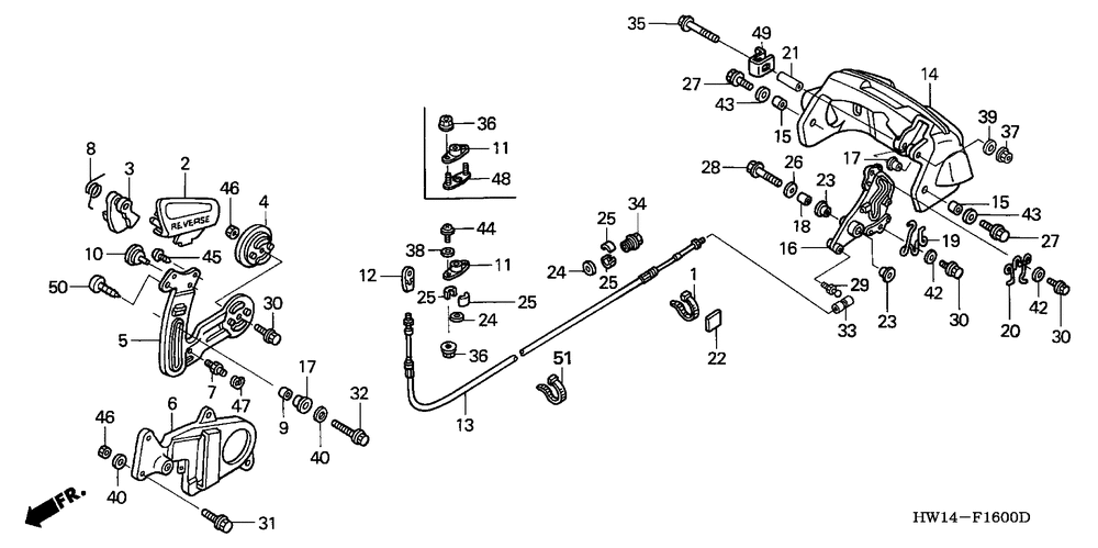 Bracket, Cable Lock