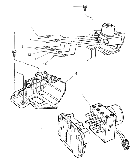 Tube Master Cylinder To Hcu