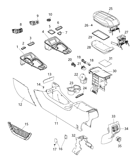 Armrest Console