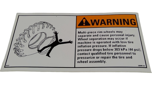 New OEM Genuine CNHi, Decal - Part # 300951A1