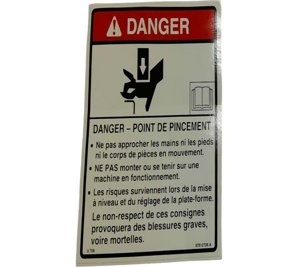 New OEM Genuine CNHi, Decal - Part # 87612726