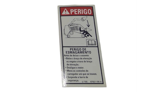 New OEM Genuine CNHi, Decal - Part # 87621199