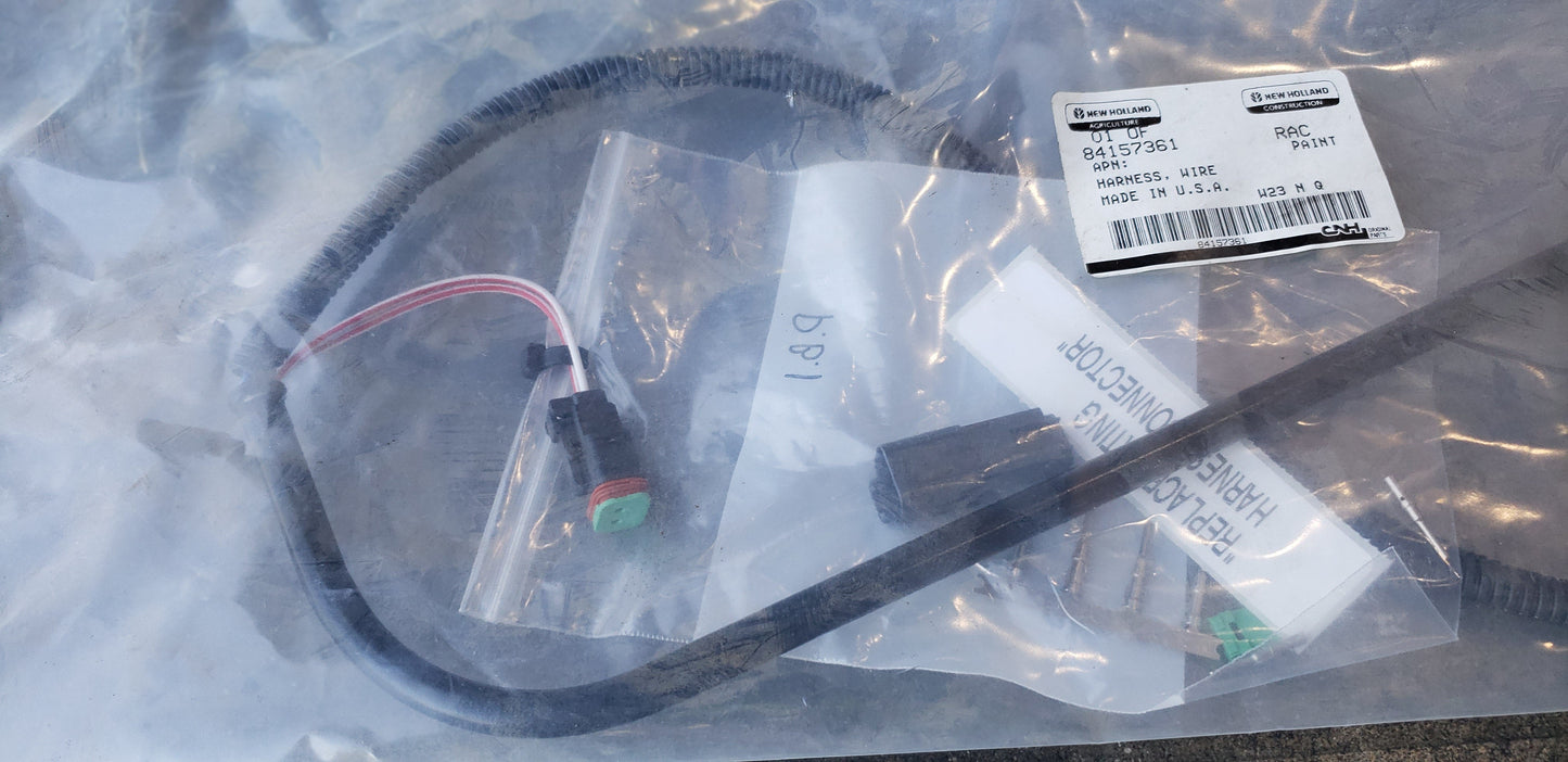 New OEM Genuine CNHi, Harness Wire - Part # 84157361