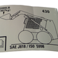 New OEM Genuine CNHi, Decal - Part # 87459020
