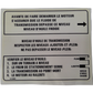 New OEM Genuine CNHi, Decal - Part # E133092