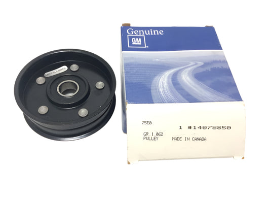New OEM 1985-1988 Olds Firenza, Cimarron, Cadillac Belt Idler Pulley, Part # 14078850