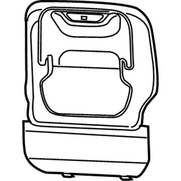 New 2018-2020 Fits Chrysler Pacifica, Voyager Panel-Front Seat Back - Part # 5RT131X9AF