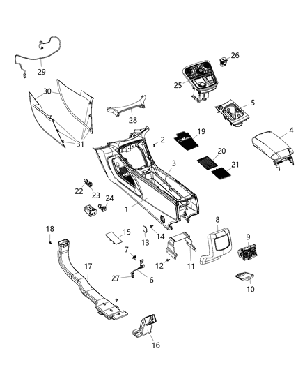 Armrest Console