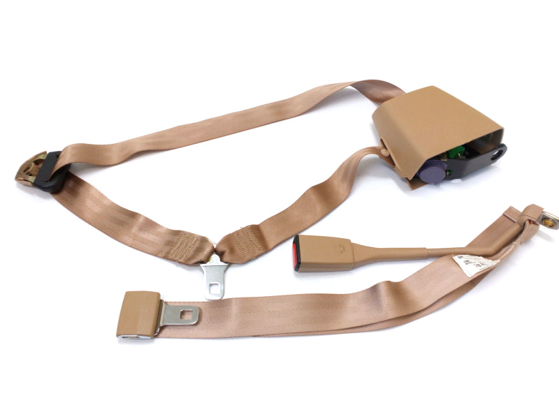 New OEM 1988-1991 Blazer, Bravada - A52, Front Bench Passenger Seat Belt Beige, Part # 15578156
