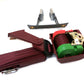 New OEM 1983-1991 Chevrolet GMC S/T Truck Passenger Rear Seat Belt Burgundy, Part # 15619086