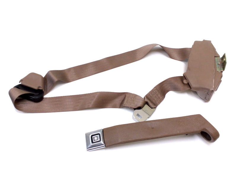 New OEM 1991-1994 GMC Blazer, Jimmy S/T Truck - Driver Front Seat Belt Beige, Belt Kit, AV5, Front High Back Bucket, Part # 15662767