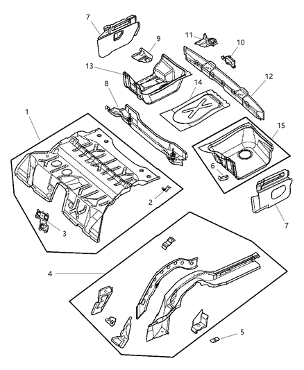 Panel Spare Tire Left